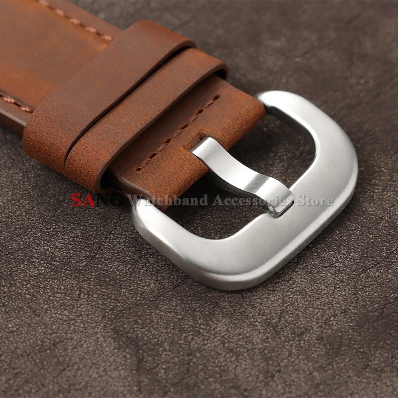 28mm Vintage Leather Watchband - مراجعة Smartwatch Vintage Watches For Men وسعره