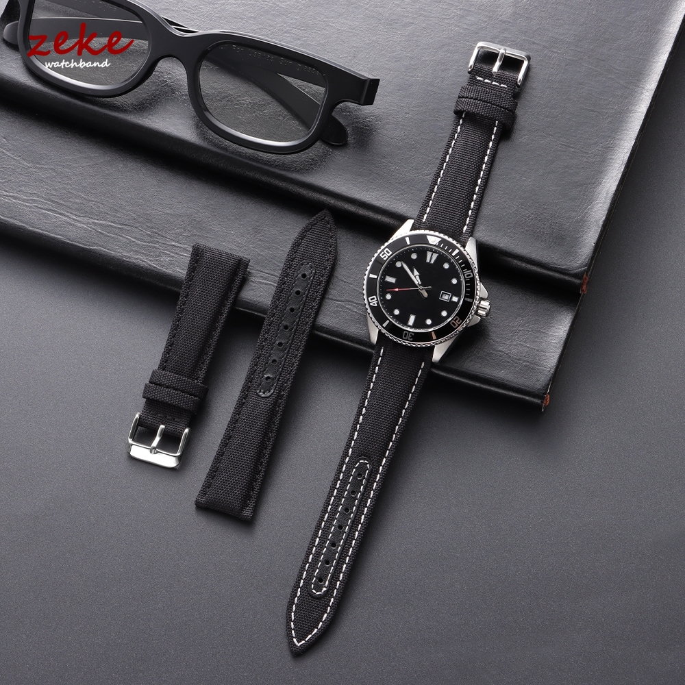 Sailcloth Watch Strap 20mm 22m - مراجعة Omega Watches Smartwatch وسعره