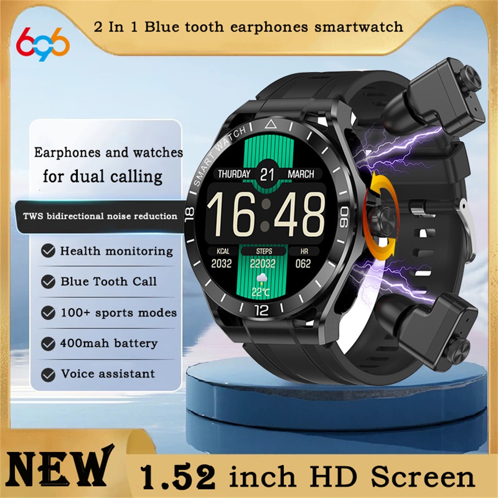 696 Men Blue Tooth Call Earpho - مراجعة Smartwatch Noise Watches For Men وسعره