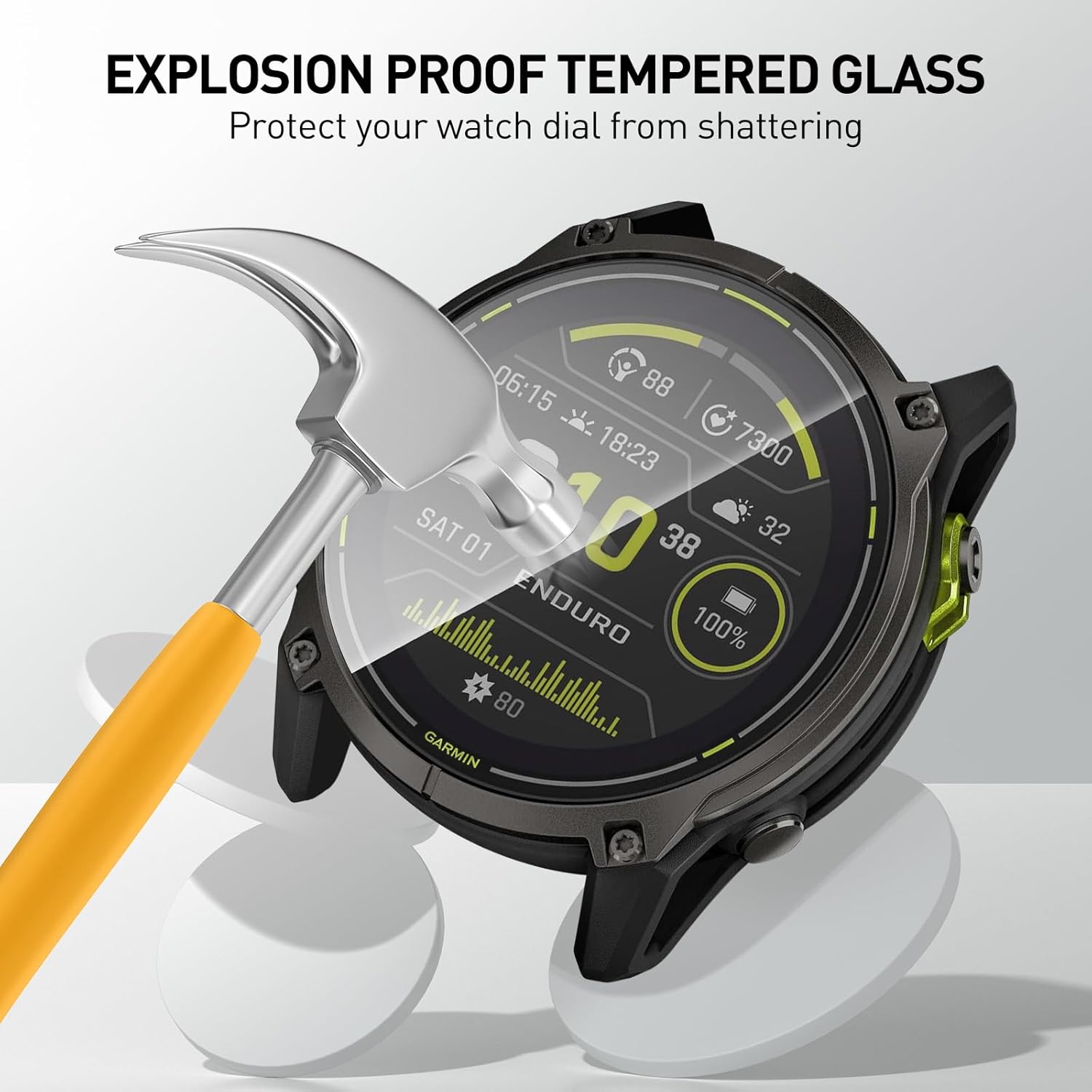 Tempered Glass Films For Garmi - مراجعة Xwatch Smartwatch وسعره