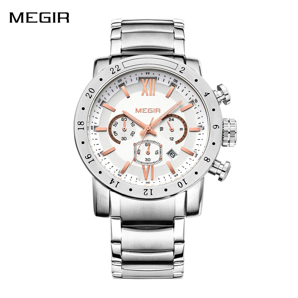 MEGIR Stainless Steel Casual W - مراجعة Smartwatch Watches Digital وسعره
