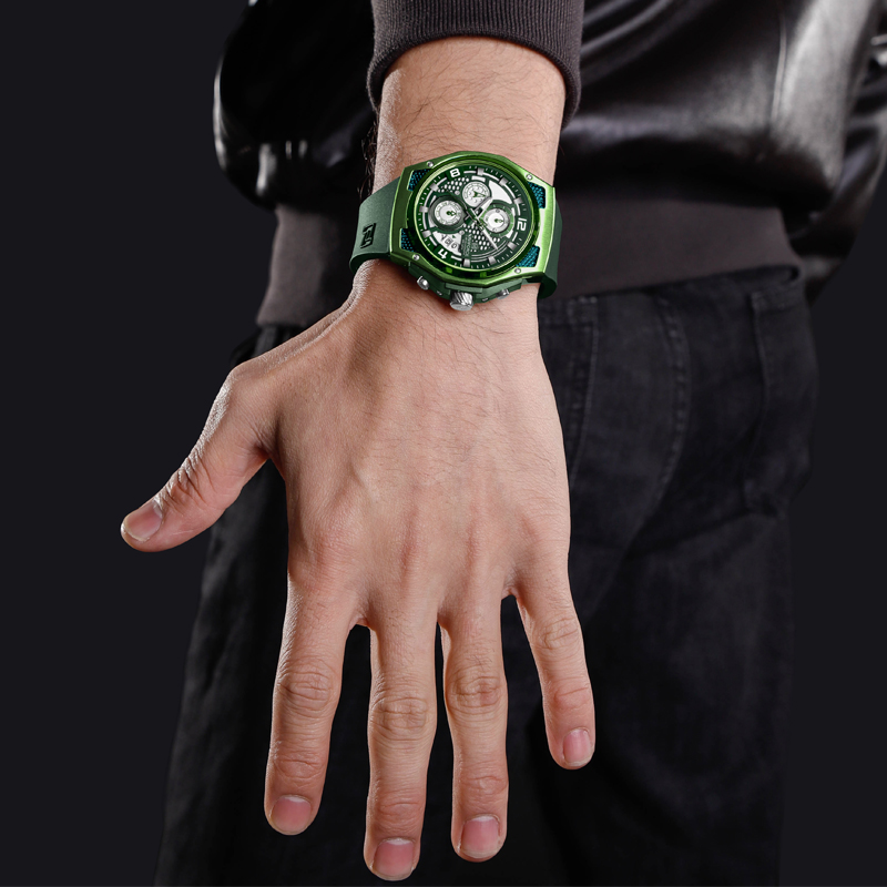 NAVIFORCE Original watches for - مراجعة Silicone Sport Band وسعره