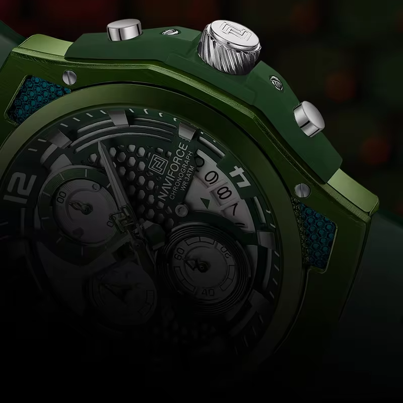 NAVIFORCE Original watches for - مراجعة Silicone Sport Band وسعره