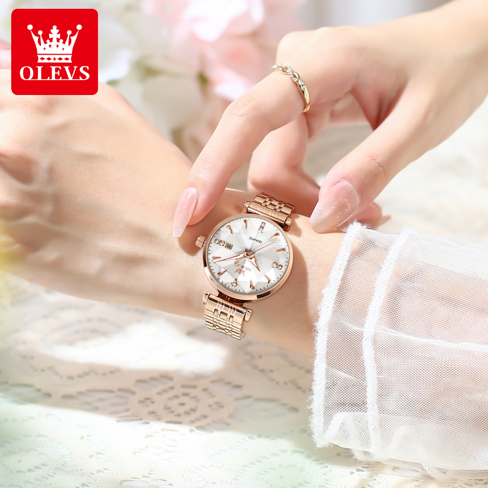 OLEVS brand beautiful women's  - مراجعة Watch Es وسعره