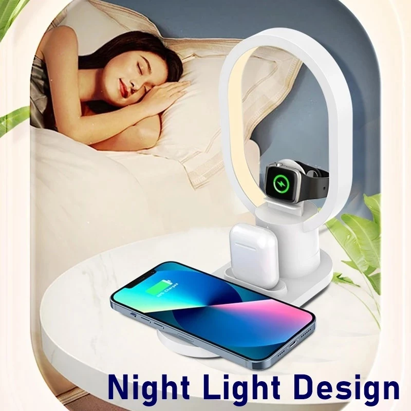 4in1 Night Light Wireless Char - مراجعة Watch Watch Xs وسعره
