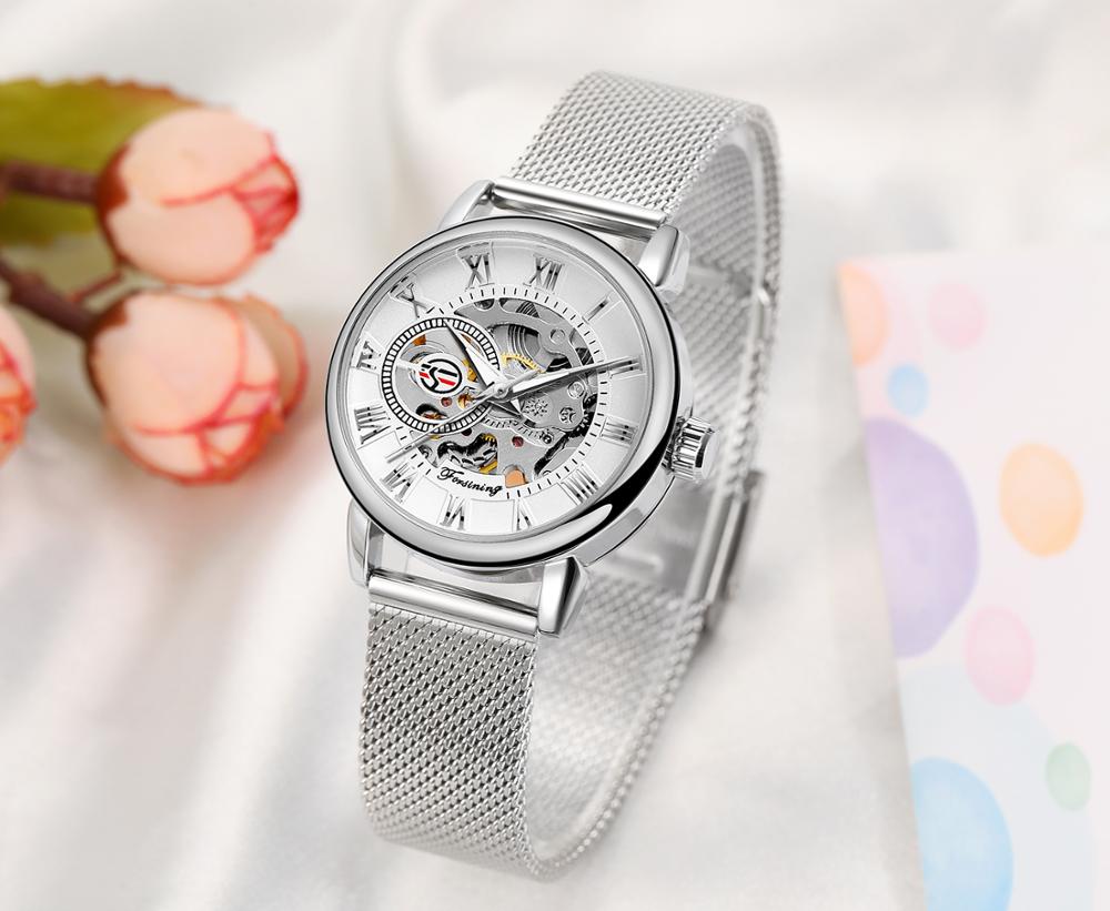 Reloj Mujer FORSINING Fashion  - مراجعة Mesh Stainless Strap وسعره