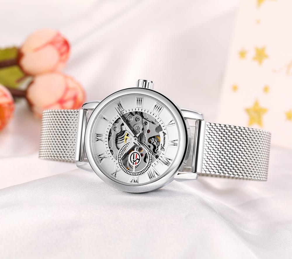 Reloj Mujer FORSINING Fashion  - مراجعة Mesh Stainless Strap وسعره