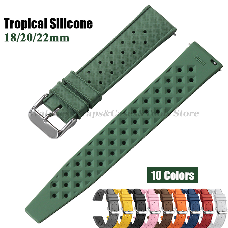 Tropical Silicone Watch Band Q - مراجعة Citizen Watches Smartwatch وسعره