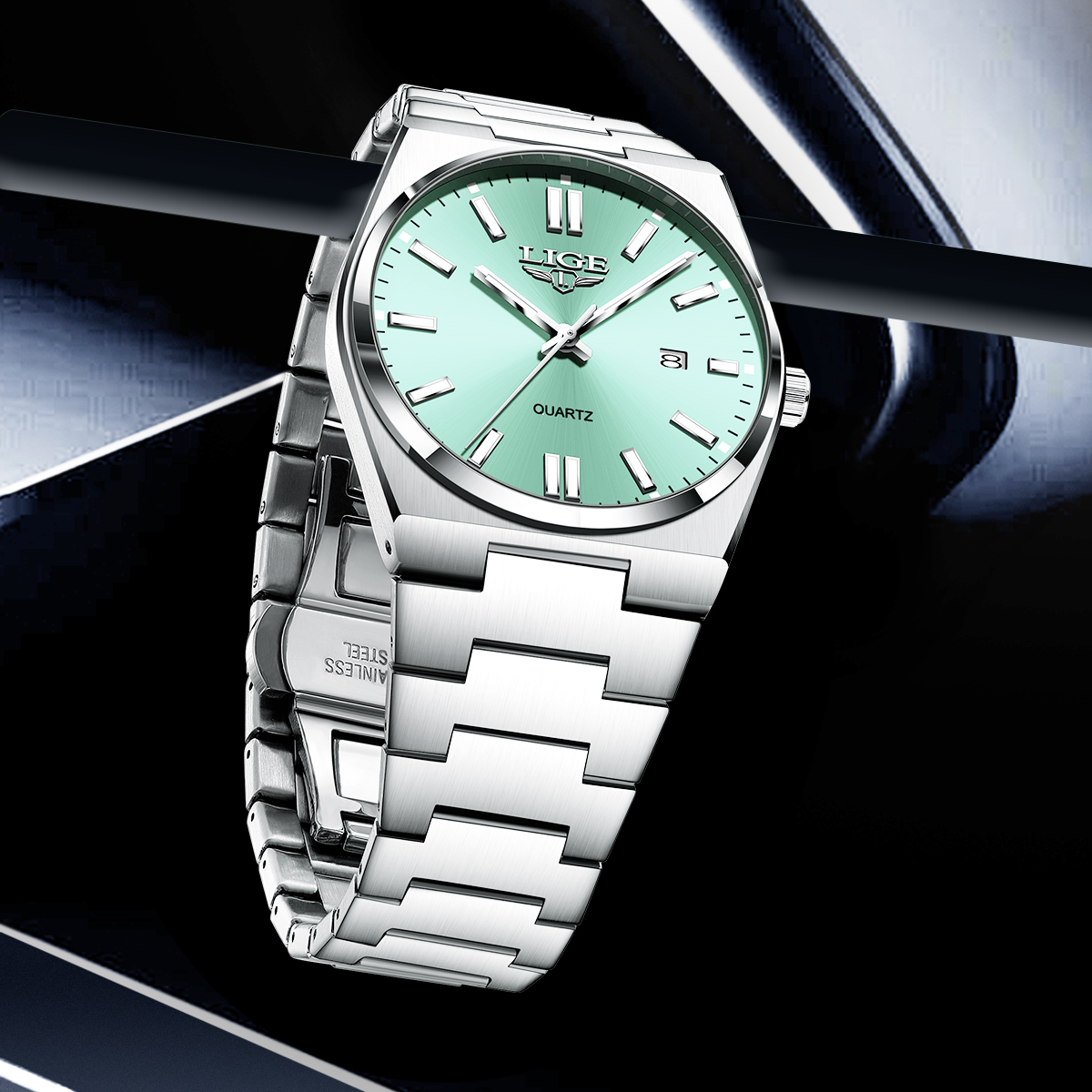 LIGE Luxury Brand Men Watches  - مراجعة Smartwatch Vintage Watches For Men وسعره