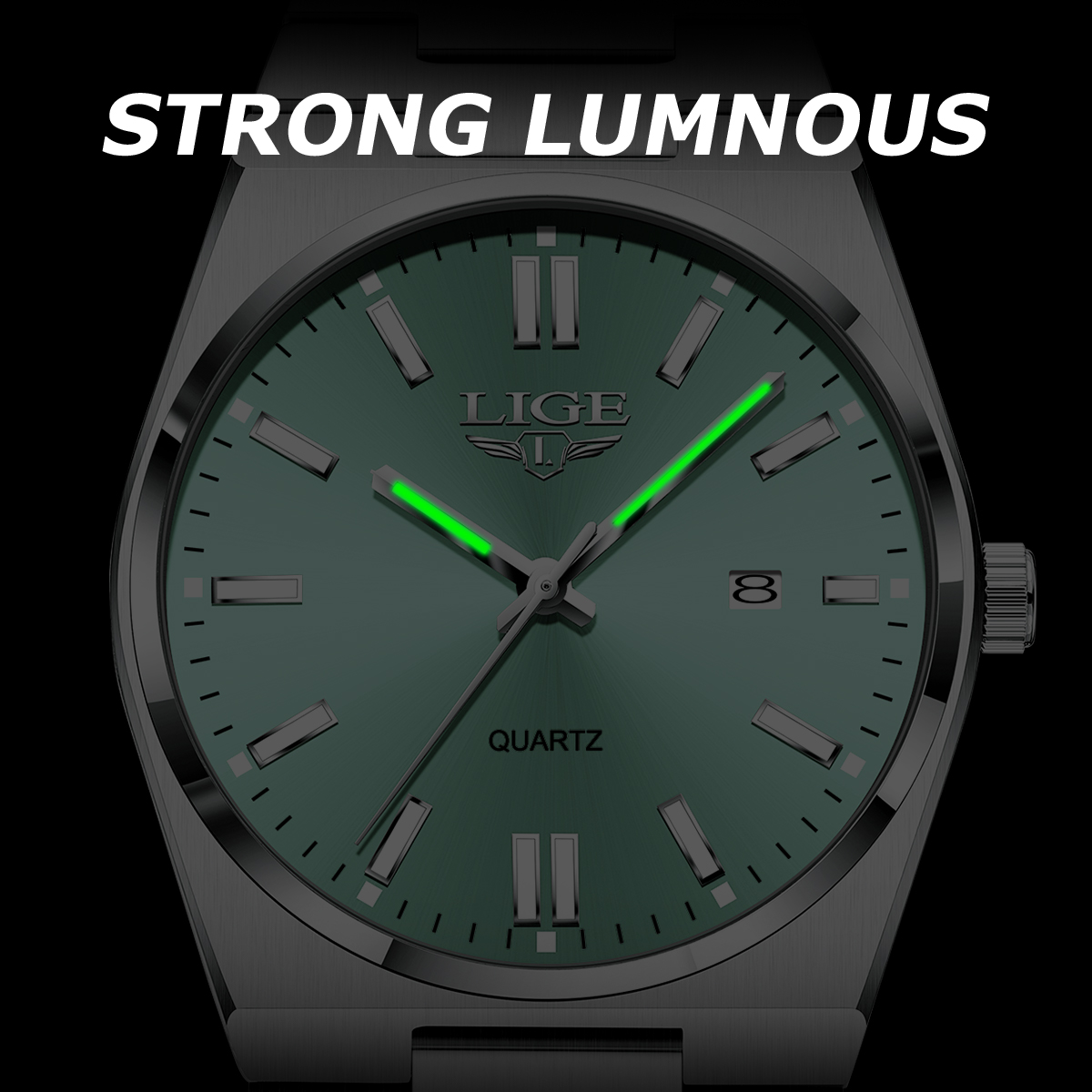 LIGE Luxury Brand Men Watches  - مراجعة Smartwatch Vintage Watches For Men وسعره