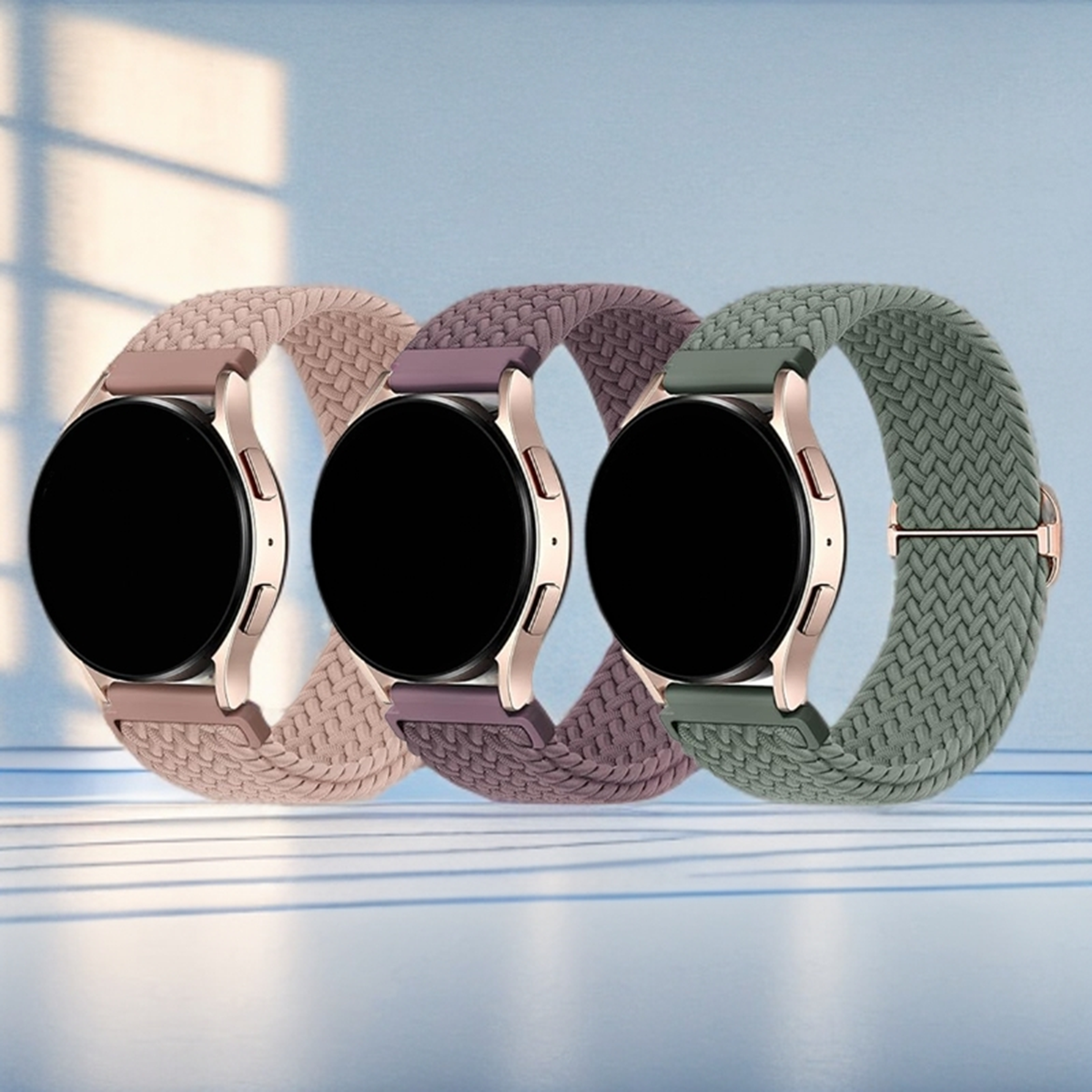 3Pcs 18/20/22mm Quick Release  - مراجعة Smartwatch Samsung Watches For Women وسعره