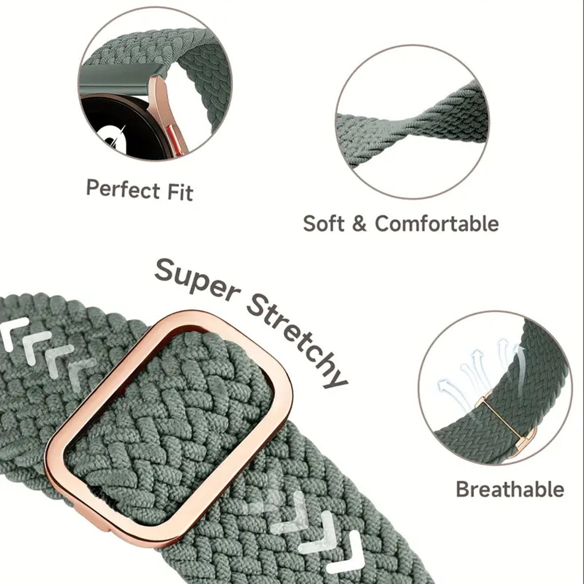 3Pcs 18/20/22mm Quick Release  - مراجعة Smartwatch Samsung Watches For Women وسعره