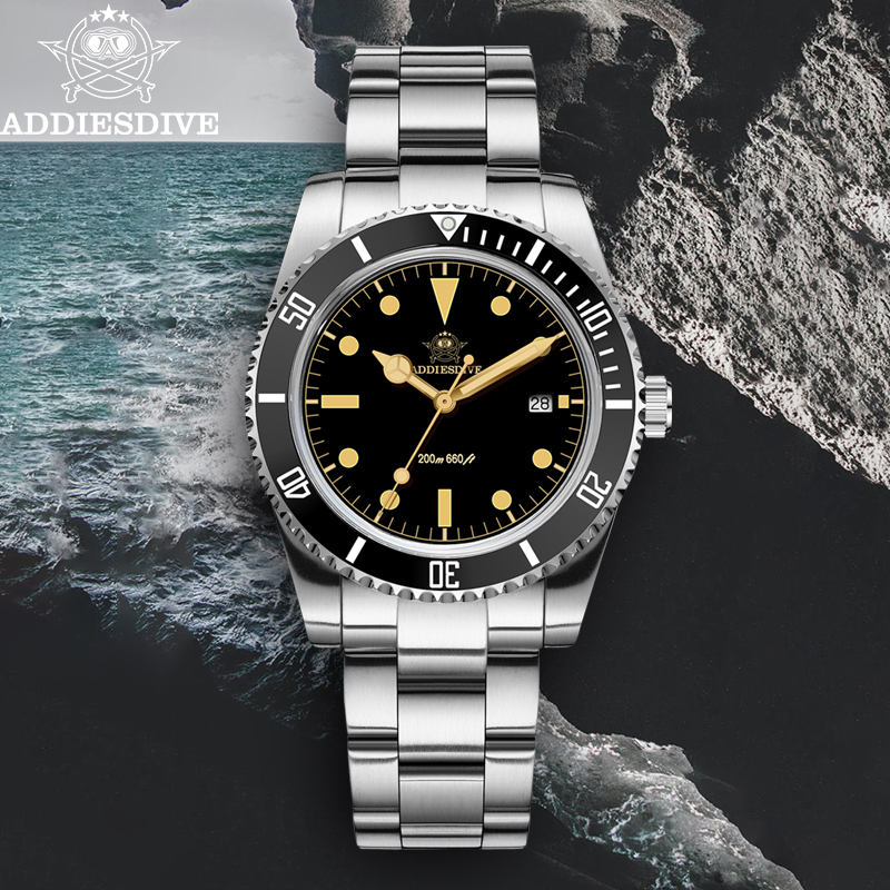 ADDIESDIVE 39mm Hot Watch For  - مراجعة Waterproof Diving Watch وسعره