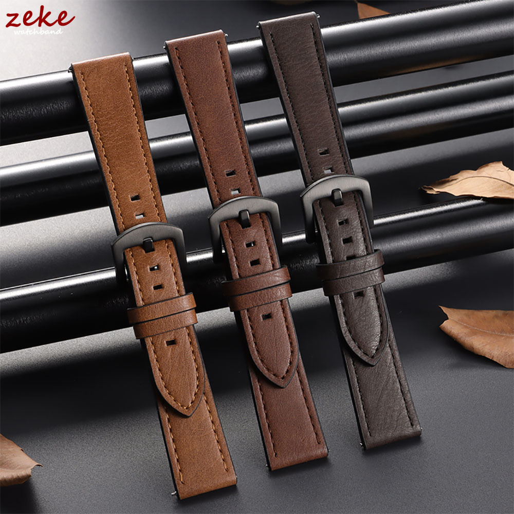 20/22mm Leather Strap Watchban - مراجعة Omega Watches Smartwatch وسعره