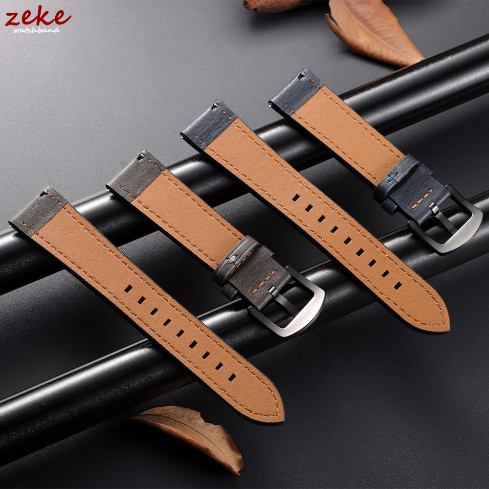20/22mm Leather Strap Watchban - مراجعة Omega Watches Smartwatch وسعره