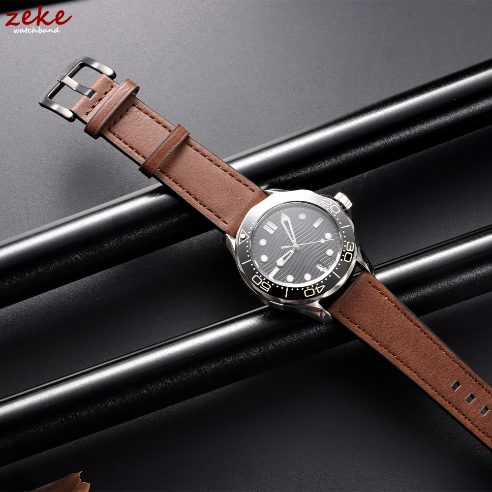 20/22mm Leather Strap Watchban - مراجعة Omega Watches Smartwatch وسعره