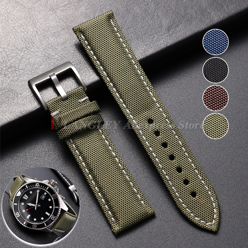 Genuine Sailcloth Nylon WatchB - مراجعة Omega Watches Smartwatch وسعره
