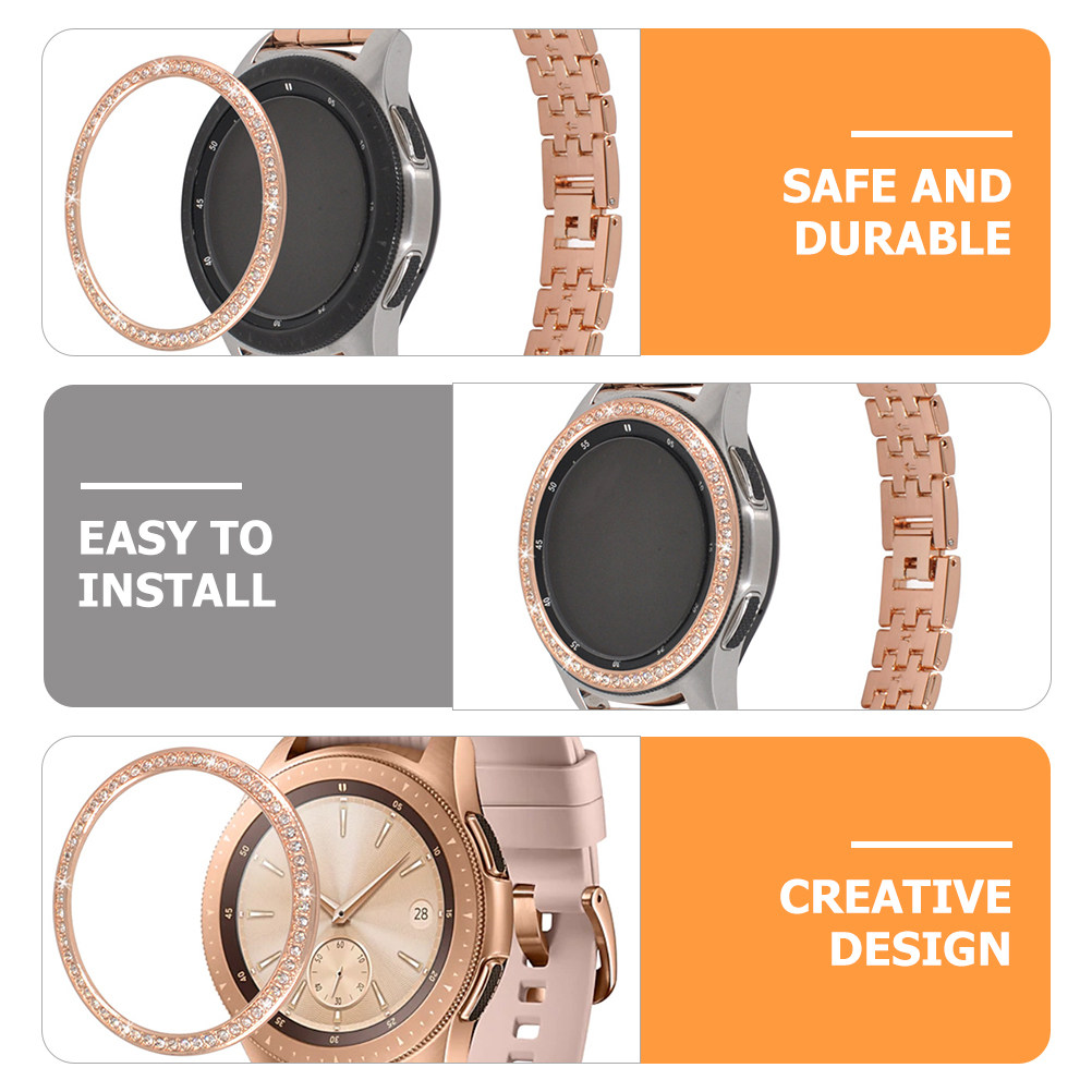 Shiny Metal Bling Watch Bezel  - مراجعة Smartwatch I Watches وسعره