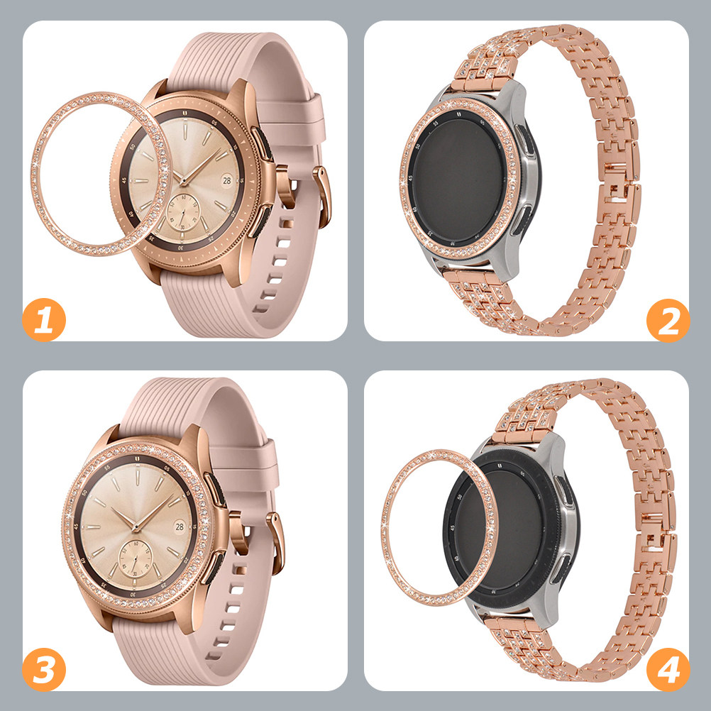 Shiny Metal Bling Watch Bezel  - مراجعة Smartwatch I Watches وسعره