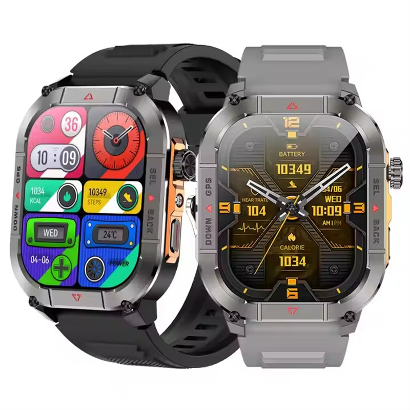 New HK84 Men Smart Watch AMOLE - مراجعة Smartwatch Watches Digital وسعره