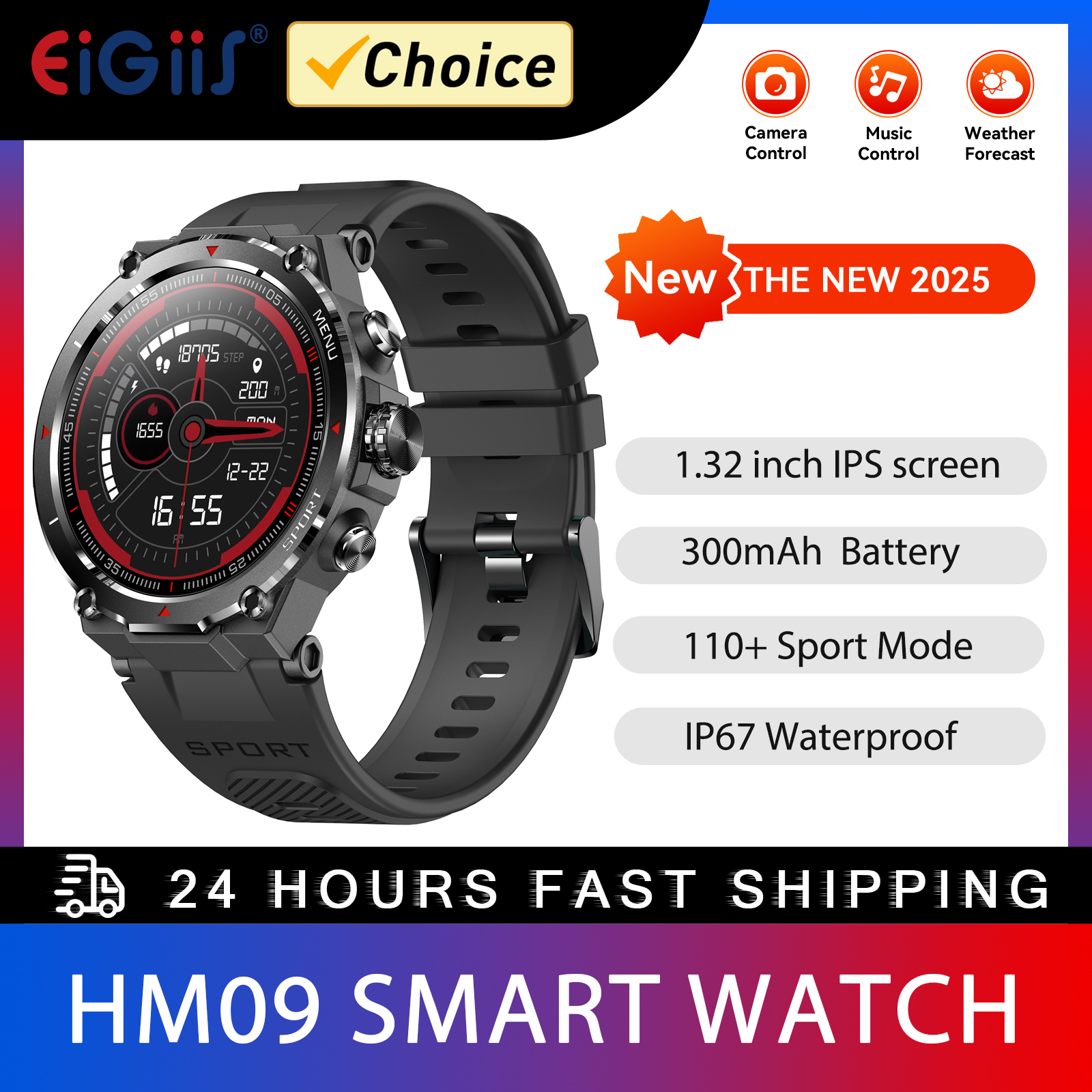 EIGIIS Military Smart Watch fo - مراجعة Smartwatch I Watches وسعره