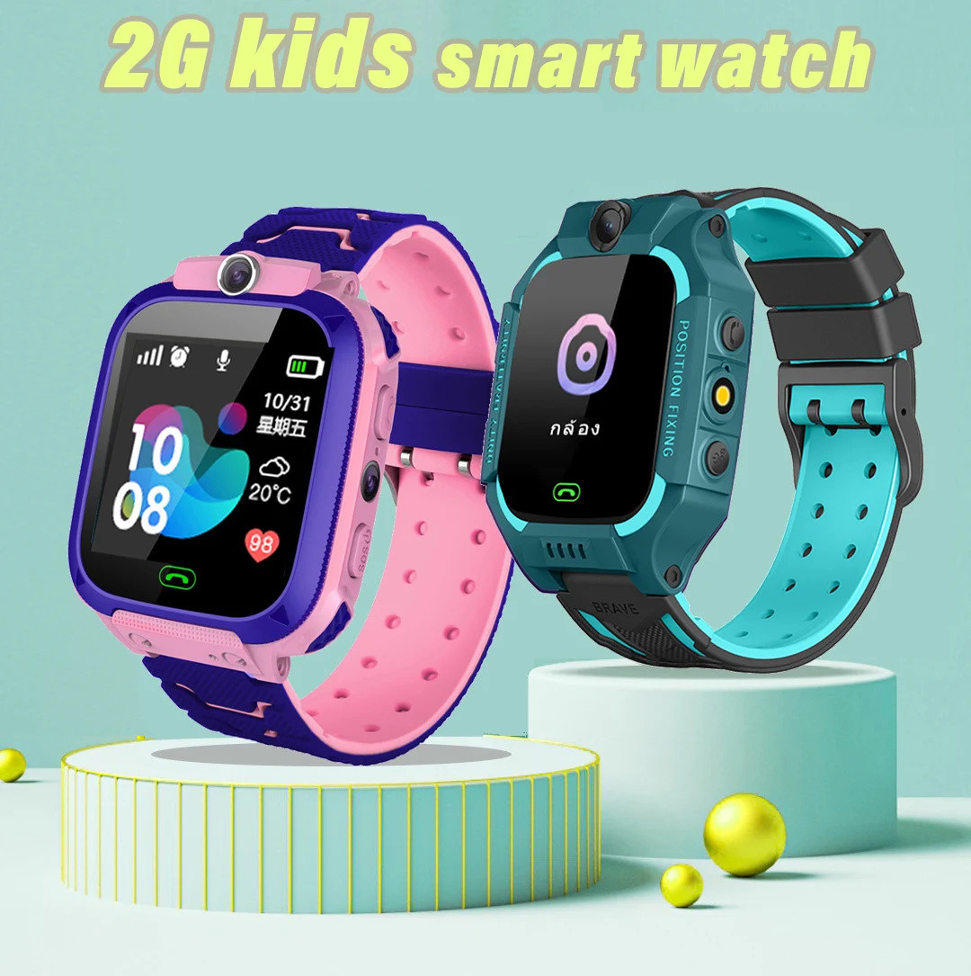 Q12 Kids Smart Watch 2G SOS Ca - مراجعة Smartwatch Watches Digital وسعره