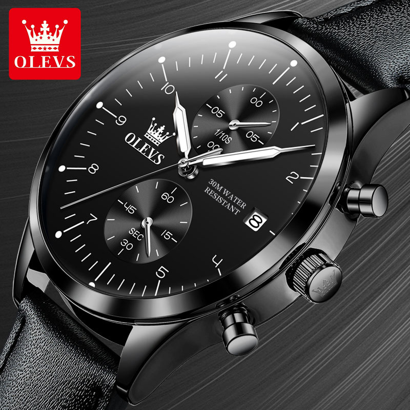 OLEVS casual fashion men's wat - مراجعة Watch Es وسعره