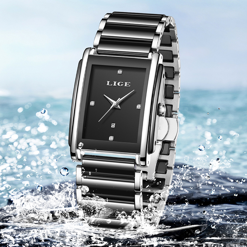 LIGE New Luxury Women Watches  - مراجعة Waterproof Diving Watch وسعره