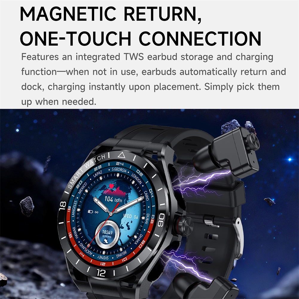 696 Men 2 In 1 Blue Tooth Call - مراجعة Smartwatch Noise Watches For Men وسعره