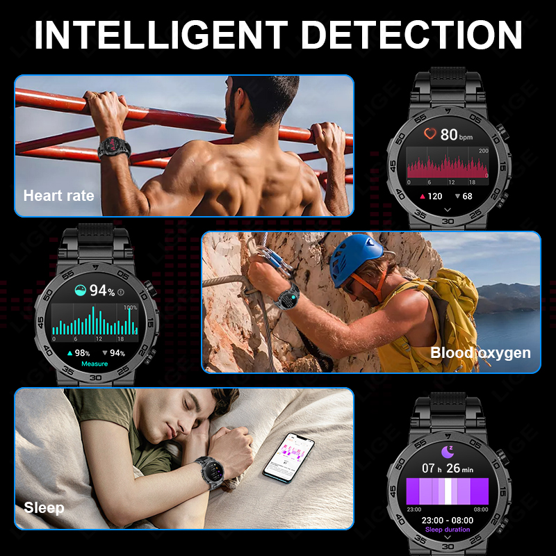 LIGE Customizable Wallpapers S - مراجعة Smartwatch Watches Wallpaper وسعره