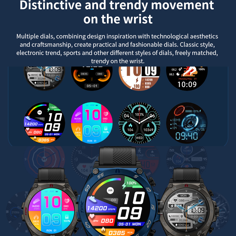 696 Newest TWS Noise Reduction - مراجعة Smartwatch Noise Watches For Men وسعره