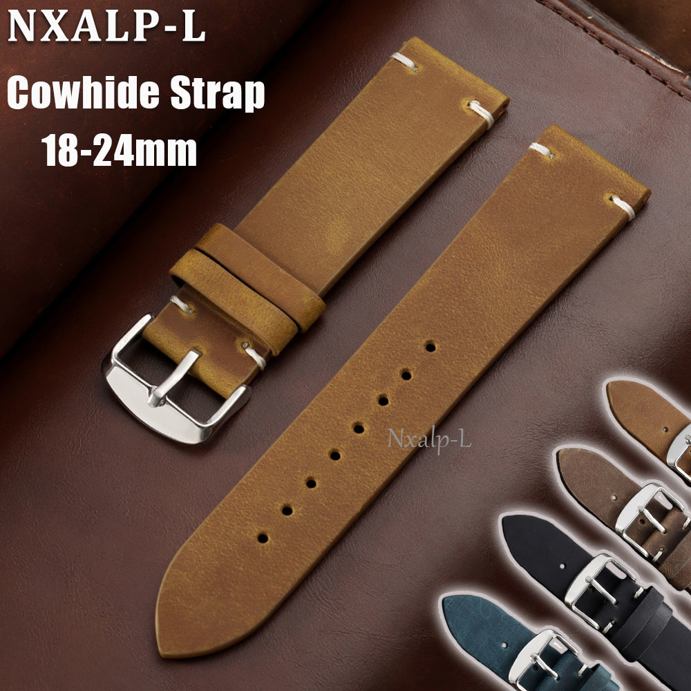 Retro Oil Wax Leather Watch Ba - مراجعة Omega Watches Smartwatch وسعره