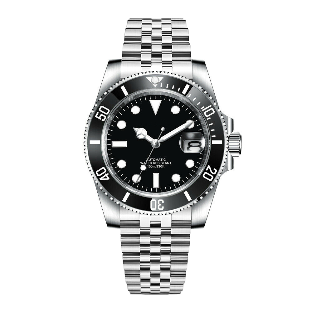 DIY Logo 40MM Dive Watch NH35  - مراجعة Waterproof Diving Watch وسعره