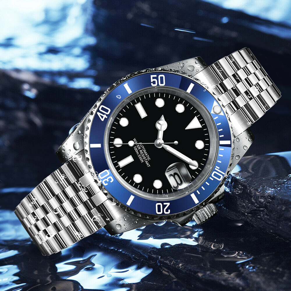 DIY Logo 40MM Dive Watch NH35  - مراجعة Waterproof Diving Watch وسعره