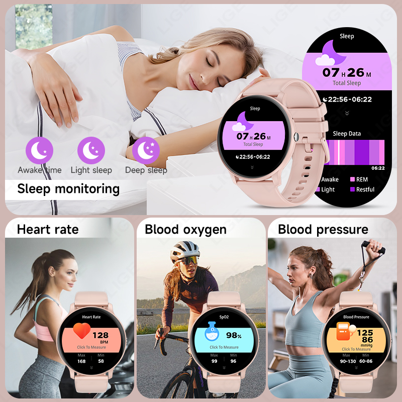 LIGE Bluetooth Call Smart Watc - مراجعة Smartwatch Latest Watches For Women وسعره