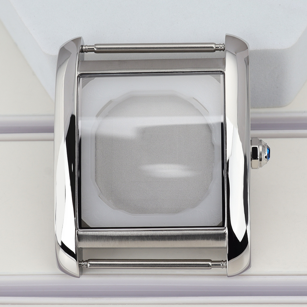 For 34.6mm Silver Watch Case S - مراجعة Watch Crystal Replacement وسعره