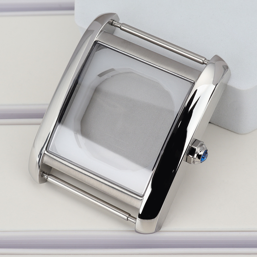 For 34.6mm Silver Watch Case S - مراجعة Watch Crystal Replacement وسعره