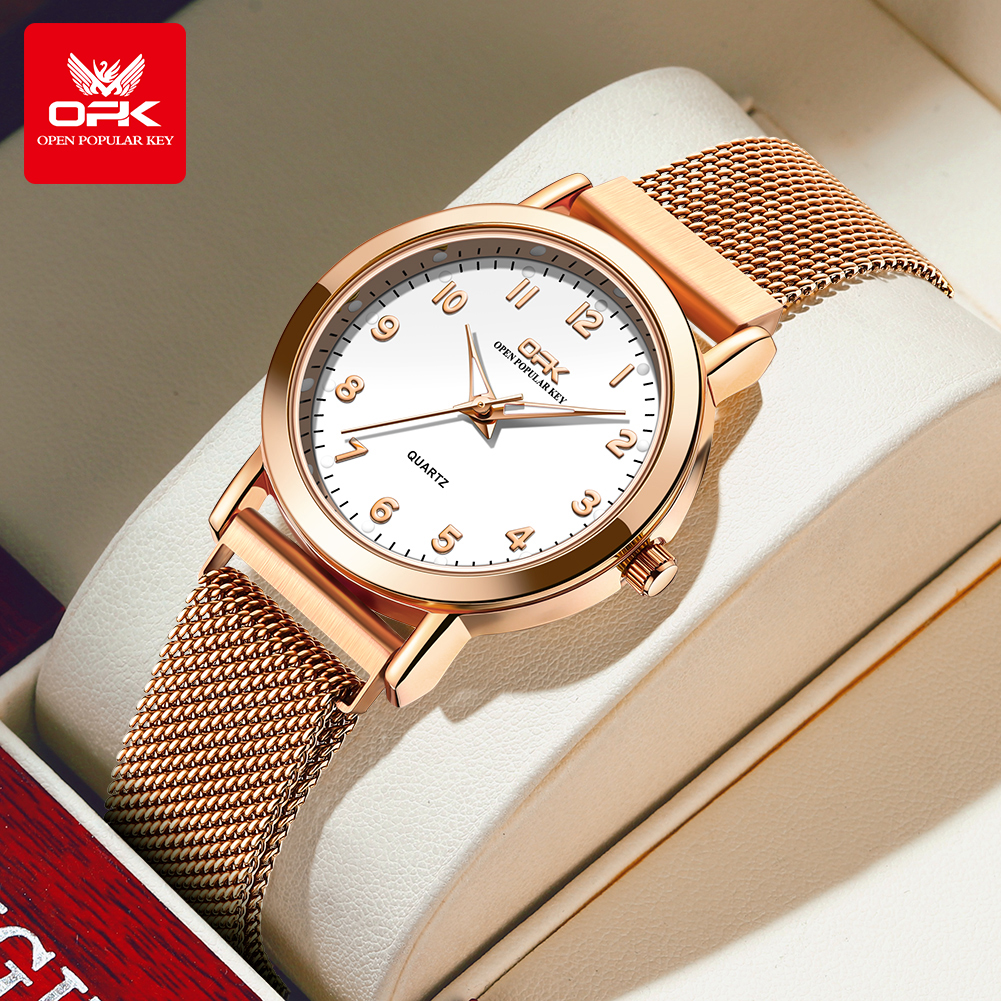 OPK 8115 Women's Watches Simpl - مراجعة Mesh Stainless Strap وسعره