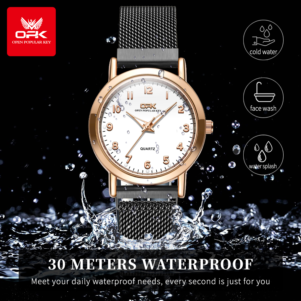 OPK 8115 Women's Watches Simpl - مراجعة Mesh Stainless Strap وسعره