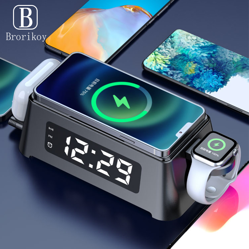 15W Qi Alarm Clock Wireless Ch - مراجعة Watch Watch Xs وسعره