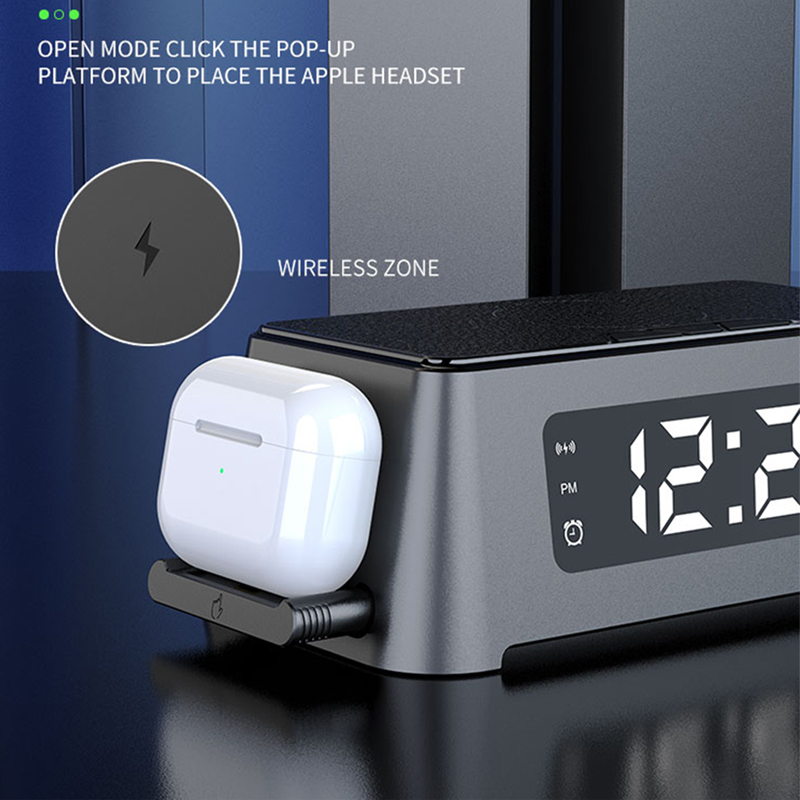 15W Qi Alarm Clock Wireless Ch - مراجعة Watch Watch Xs وسعره
