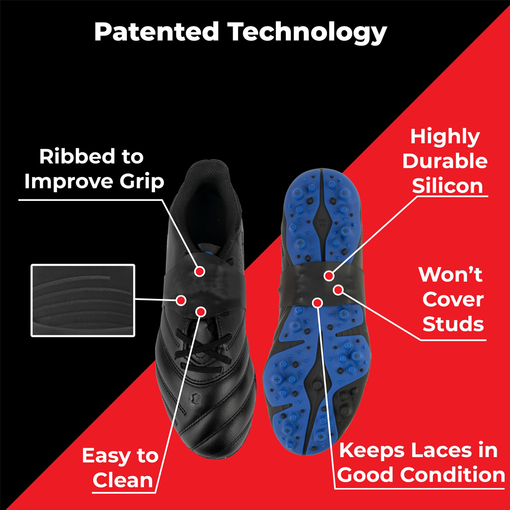 1Pair Football Soccer Lace Ban - مراجعة Silicone Sport Band وسعره