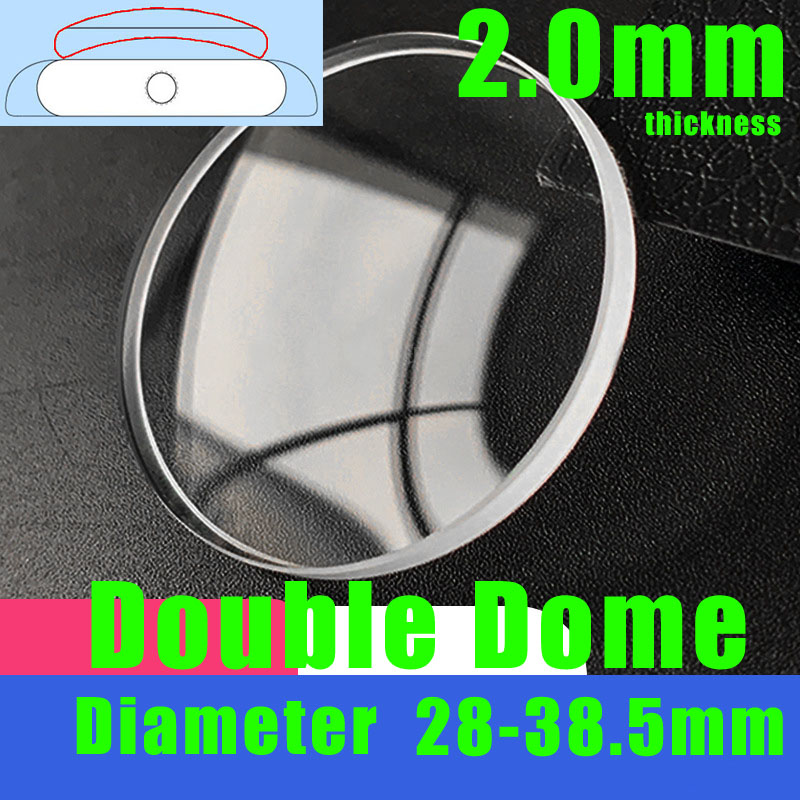 Double Dome 2.0mm Round Watch  - مراجعة Watch Crystal Replacement وسعره