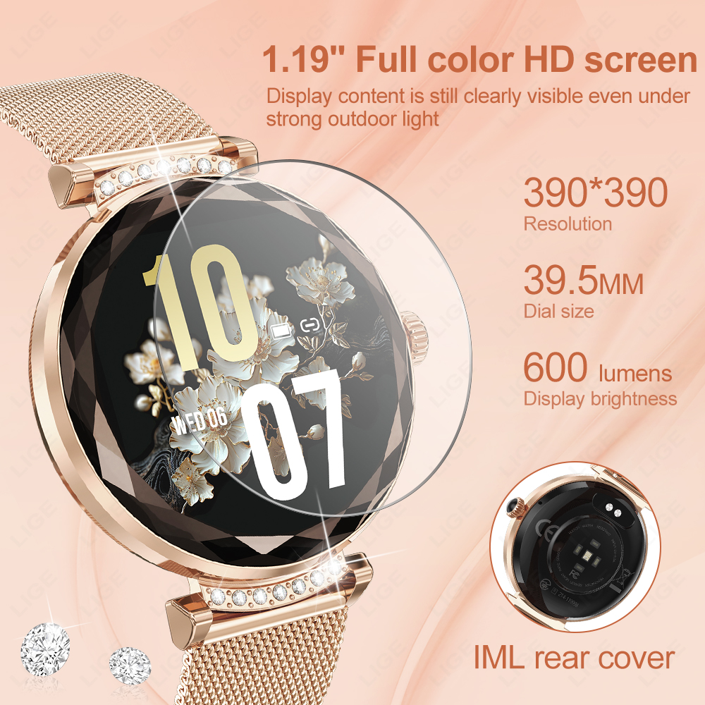 LIGE Fashion Ladies Smart Watc - مراجعة Smartwatch Latest Watches For Women وسعره