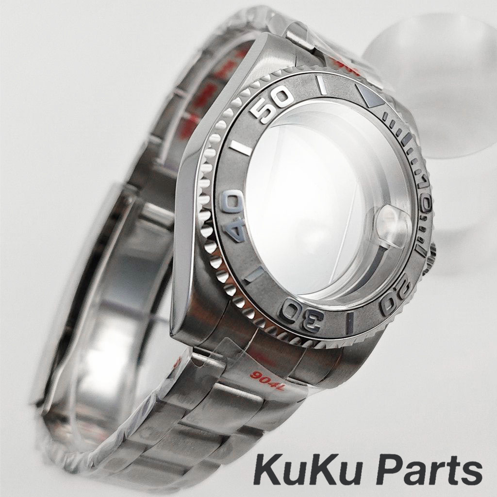 40MM NH35 Case Brushed Oyster  - مراجعة Watch Crystal Replacement وسعره