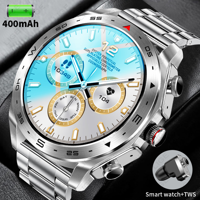 LIGE AMOLED Screen Smart Watch - مراجعة Smartwatch Noise Watches For Men وسعره