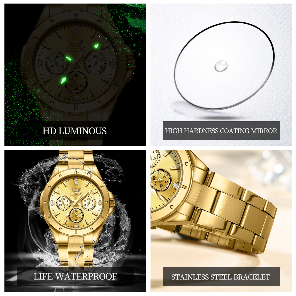 OPK 6001 Wristwatch for Women  - مراجعة Waterproof Diving Watch وسعره