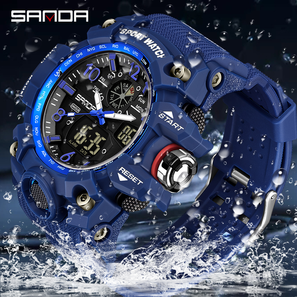 SANDA 30169 Top Sports Men's W - مراجعة Smartwatch Watches Digital وسعره