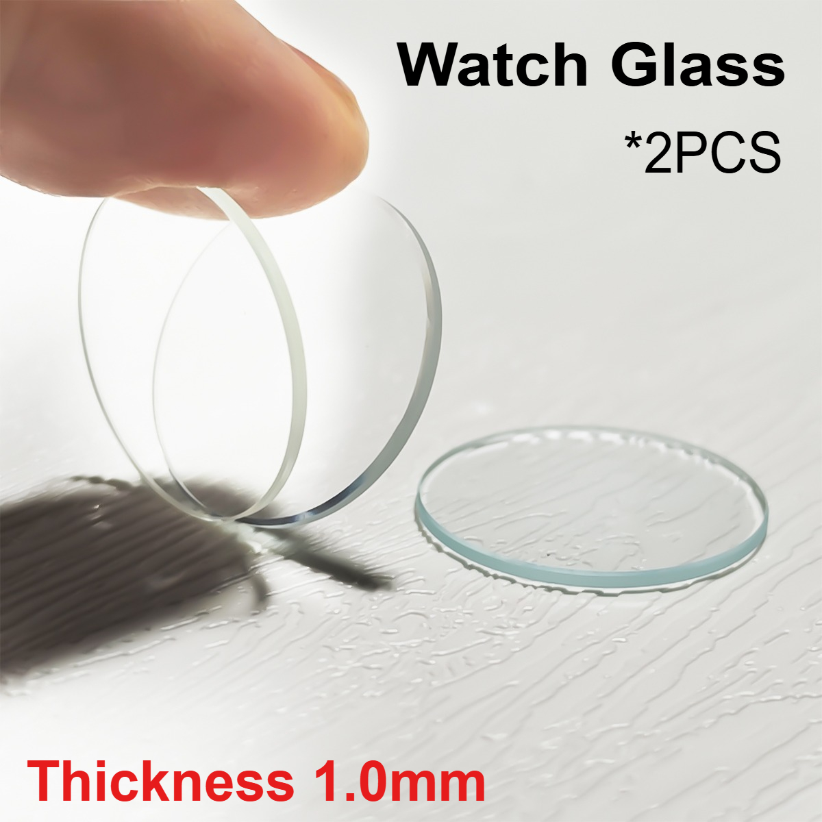 2 Pieces 15 - 45mm Flat Round  - مراجعة Watch Crystal Replacement وسعره
