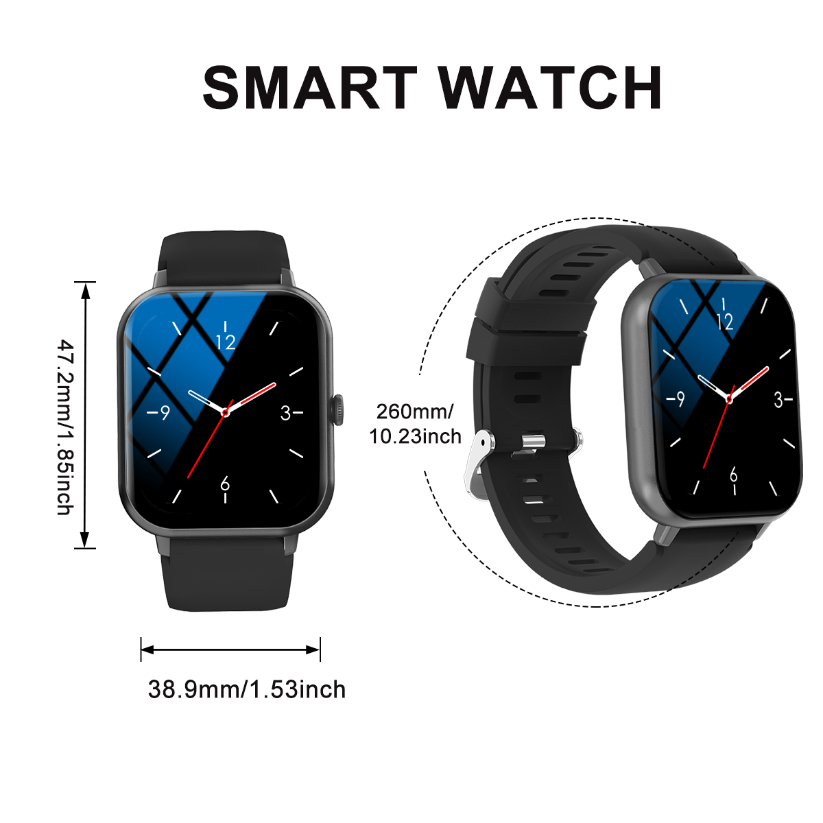Hot Smart watch, wireless call - مراجعة Smartwatch Watches Wallpaper وسعره